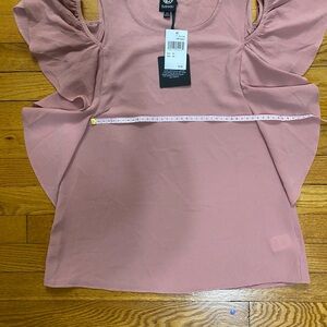 Boohoo Dusty Pink Blouse